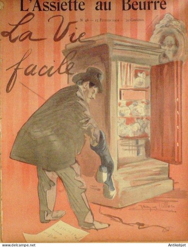 Assiette beurre 1902 - au, #
