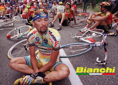 Marco pantani bianchi - 3x,