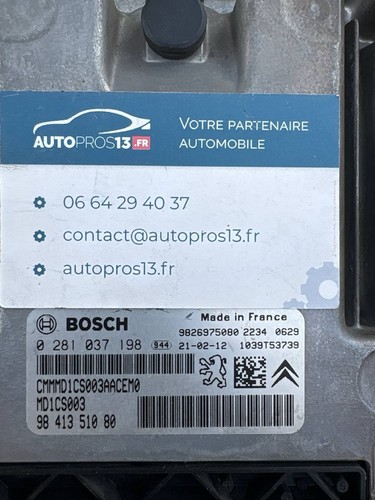 Calculateur moteur peugeot 208 - calculateur,