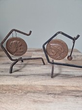 Lot De 2 Petits Gong En Cuivre