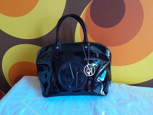 Sac cabas noir - en, vinyle