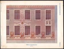 1901 Gravure Façade