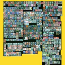 LOT 500 TIMBRES DU MONDE ENTIER TOUS DIFFERENTS - 1912 A 1972 - TOUS CONTINENTS