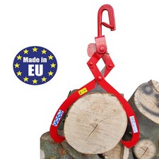 Pinces Lents Pinces A Bois 1500Kg Rotation Eddy Grappin Tracteur 55cm Ouverture