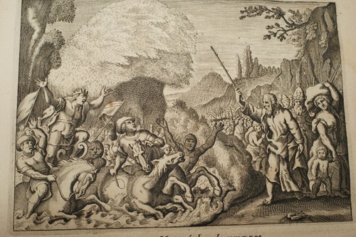 Gravure sur cuivre mer rouge - gravure,