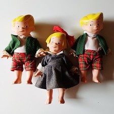 Lot De 3 Poupée Les Triplés