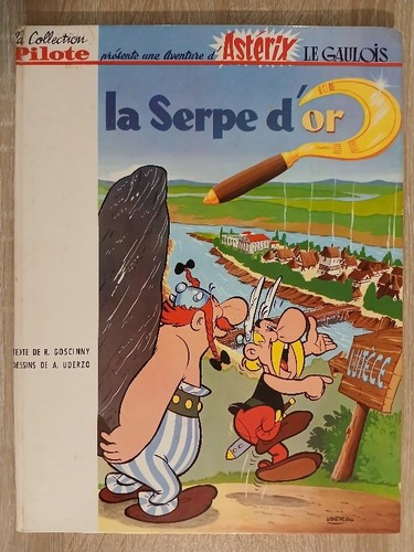 Astérix serpe or - serpe, d'or