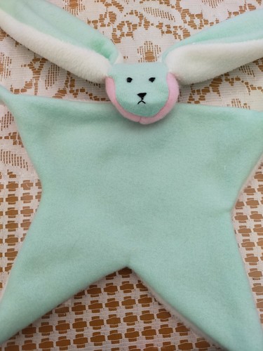 Doudou bébé vert écru - , ,écru