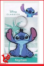 LILO & STITCH Porte clefs Caoutchouc cles Keychain Pyramid Disney # NEUF #