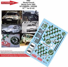 DECALS 1/24 REF 1092 SKODA