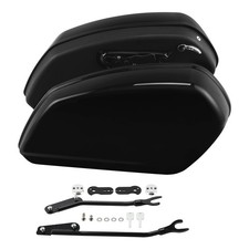 Gloss Black Hard Saddlebags