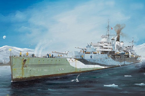 Hms kent 350 trumpeter - kent,,
