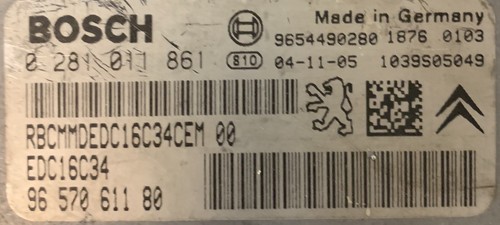 Calculateur bosch edc16c34 - calculateur,
