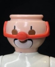 PLAYMOBIL TÊTE AVEC NEZ CLOWN