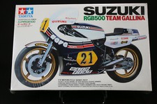 XC062 TAMIYA 1/12 RARE maquette moto 14009 800 9 Suzuki RGB500 team Gallina