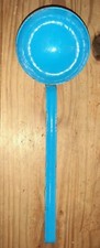 Louche émaillée bleu - ,