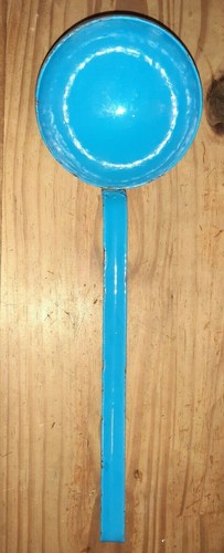Louche émaillée bleu - ,