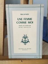 UNE FEMME COMME MOI. C.MALAPARTE. ED DU ROCHER.1947. TRADUIT PAR R.NOVELLA.