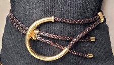 NANNI A  ceinture cuir tressé