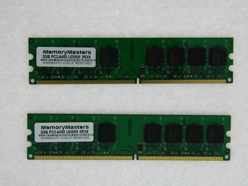 4gb 2x2gb pc2 6400 mémoire - 4gb, pc2-6400