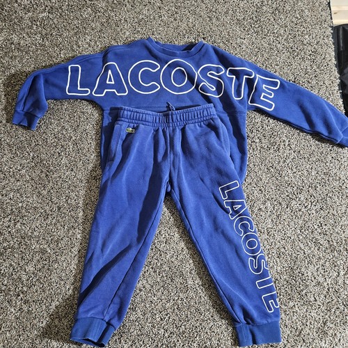 Lacoste kids lettered fleece - kids,