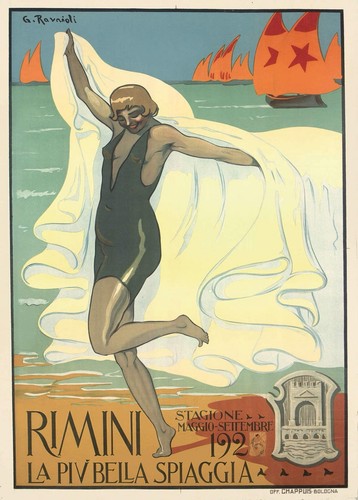 Affiche poster italie rimini - affiche,