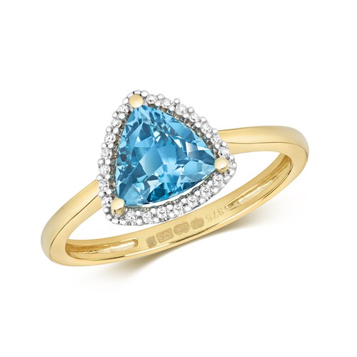 Bague solitaire femme - femme, jaune
