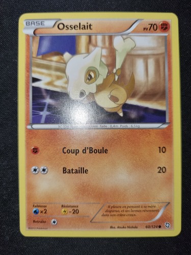 124 osselait carte pokémon - osselait,