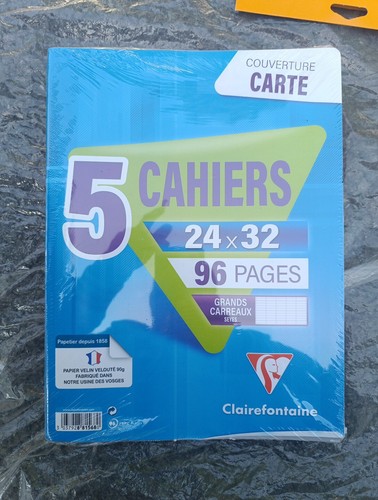 Cahiers clairefontaine 96 - cahiers,