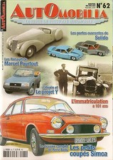 AUTOMOBILIA 62 MARCEL POURTOUT