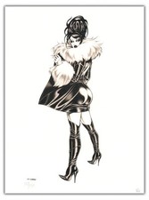 Lithographie GUERRA Nik Pin up Magenta 150ex-s 30x40 (02)