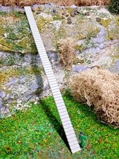 ho lot de 3 escaliers gris imitation béton 1/87 décor train  maquette 56 diorama