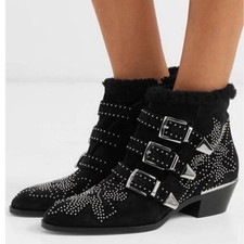 Chloe Susanna Shearling Boots