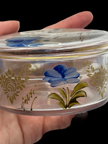 Boite bijoux verre xixe - bijoux, gari
