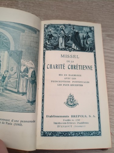 Missel charité - missel, la