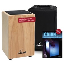 Cajon Tambour Caisse Batterie Percussion à Main Instrument Latin Set Avec Sac