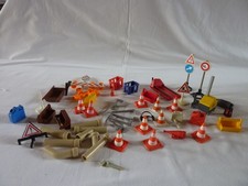 PLAYMOBIL  ACCESSOIRES CHANTIER TRAVAUX PUBLIC VEHICULE MAISON DIVERS
