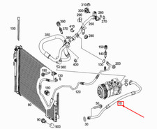 Ligne de réfrigérant pour