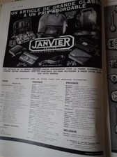 Sellier JANVIER + four cloche TITO LANDI publicité papier ILLUSTRATION 1931 eb