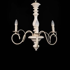 Lustre Classique en Bois Et