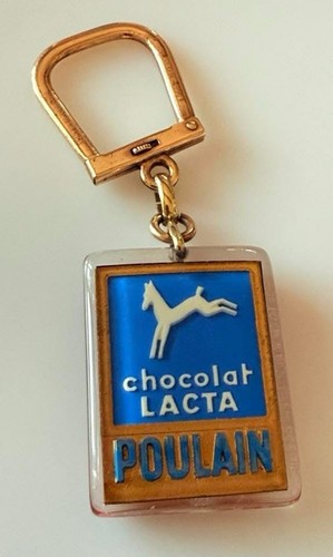Porte clé bourbon chocolat - clé,