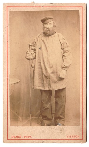 Homme blouse avec - blouse, baton