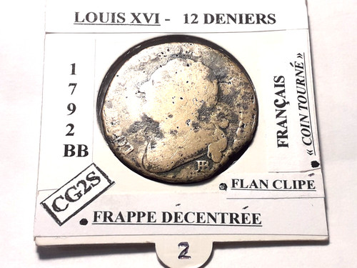 Frappe décentrée louis xvi - frappe,