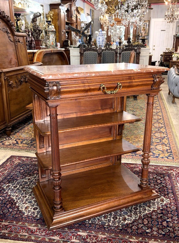 French antique marble top - marble,