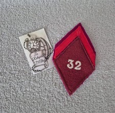 losange de bras 32 SIM section d'infirmier militaire 1 ère classe avec crochets