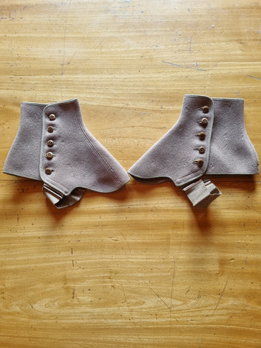 Guêtres anciennes feutre - anciennes,
