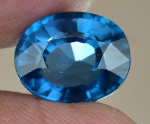 Naturel bleu zircon - naturel, ct