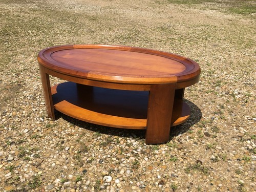 Table basse oval bon état - basse,