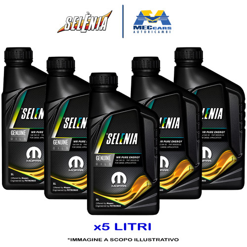 Litres huile moteur - 5, d'huile