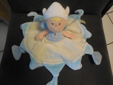 455/ doudou plat garçon marin bleu Barnabé TITOUTAM (3 dispo)